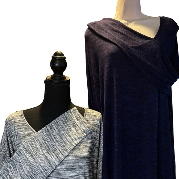 Lot of 2 | Long stretchy tunic | Apt 9 | L | - Picture 2 of 16